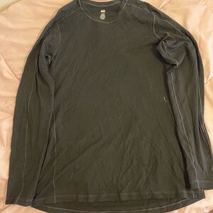 REI Women's Black Long Sleeve Tee base layer wool